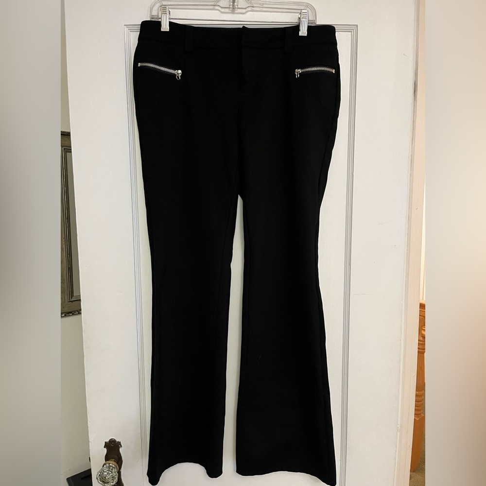 INC International Concepts Black Pants with Silver Accents